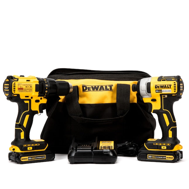 DEWALT 20V MAX* Compact Brushless Drill/Driver and Impact Kit