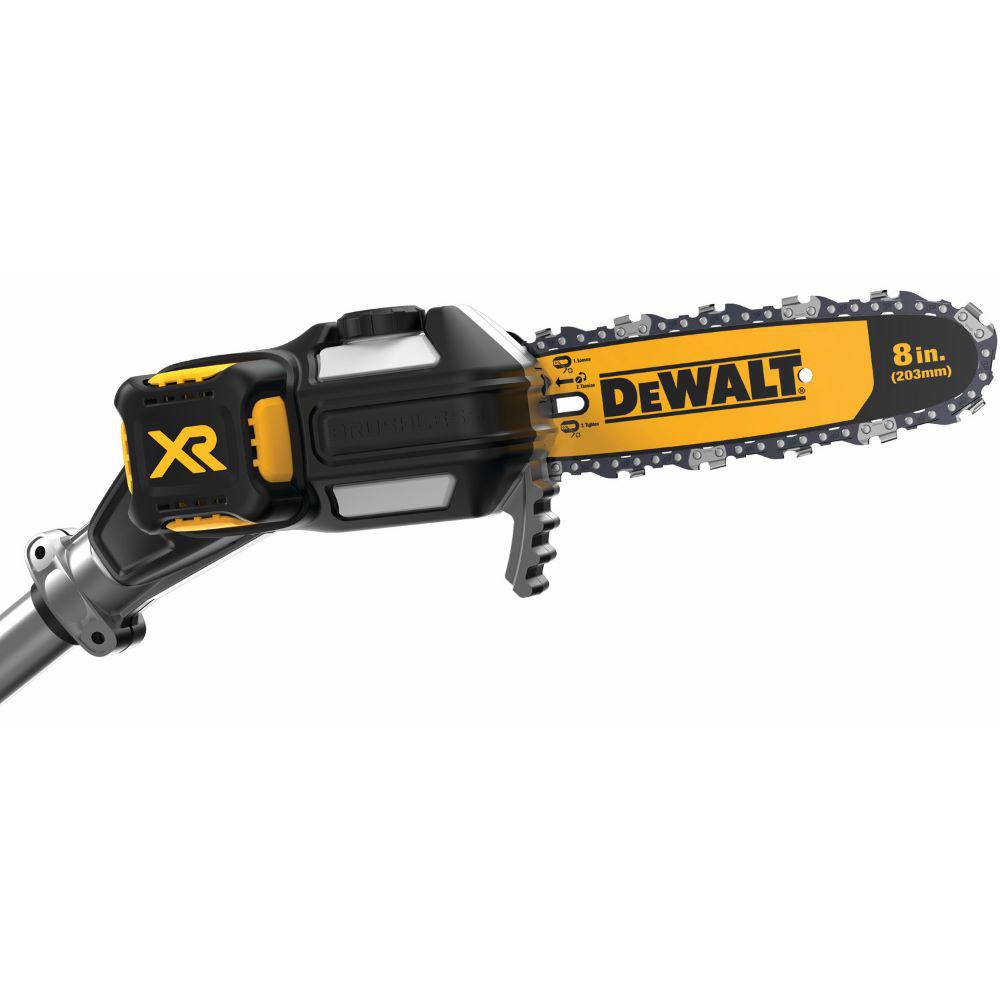 DEWALT 8 in. 20-Volt MAX Electric Cordless Pole Saw Kit with 5.0Ah Battery and Charger