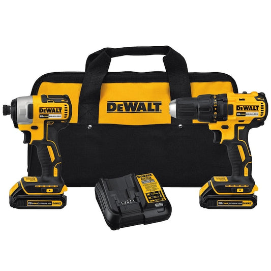 DEWALT 20V MAX* Compact Brushless Drill/Driver and Impact Kit