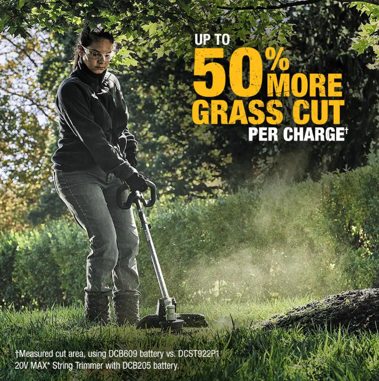 DEWALT 17" 60V MAX Brushless Cordless Battery Powered Attachment Capable String Trimmer Kit, (1) FLEXVOLT 3Ah Battery and Charger